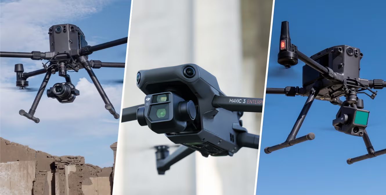 Drone camera and gimbal equipment used for photogrammetry